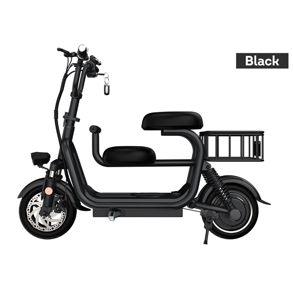 AKEZ G1 48V 500W 13Ah 11 Inches Foldable Electric scooter Large Storage Capacity Vacuum Tire W/ Baby Seat