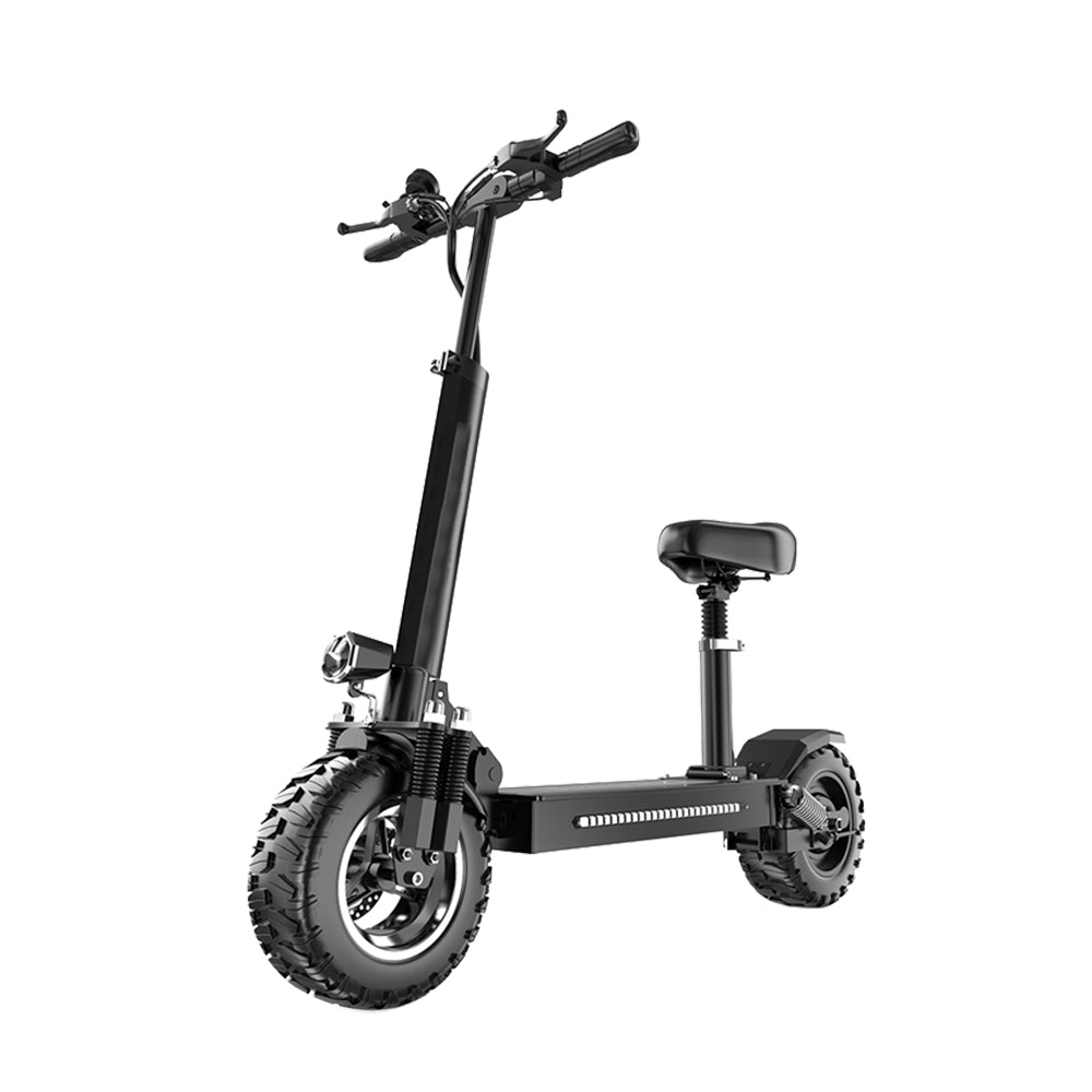 AKEZ W10 500W 48V 13AH Electric Scooter Off-road Foldable Motorised Scooter - Black