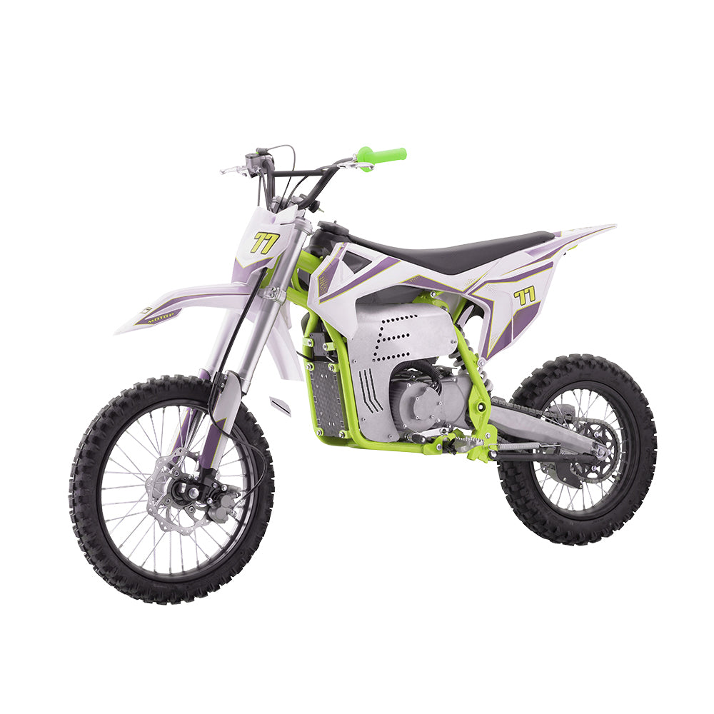 AKEZ 3000W 60V 23AH Electric Motorcycle White And Green