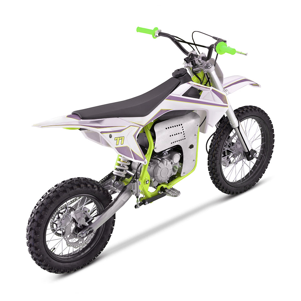 AKEZ 3000W 60V 23AH Electric Motorcycle White And Green