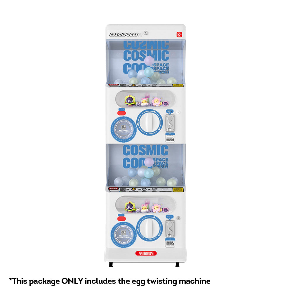 WONDER VEND DZY5414 120W Egg Twisting Machine Vending Machines - White&Blue
