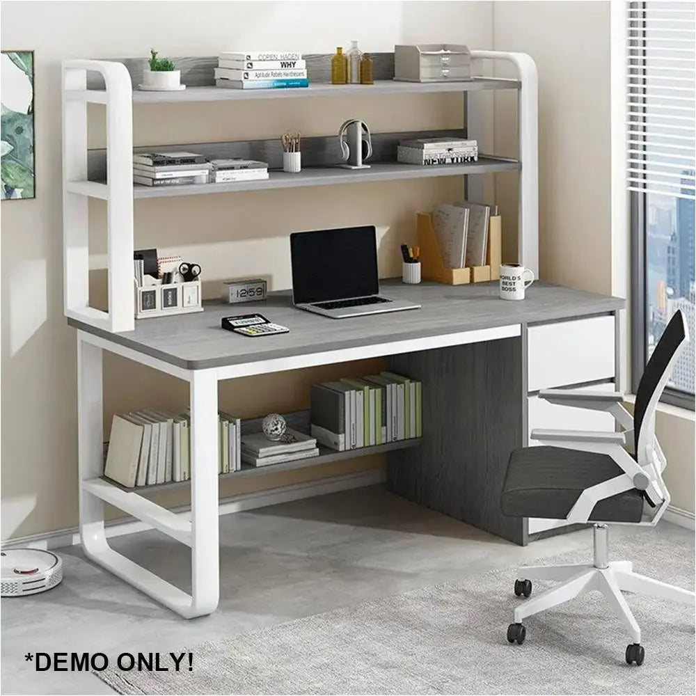 Economical desk, bookshelf, integrated desk, simple modern small learning desk megalivingmatters