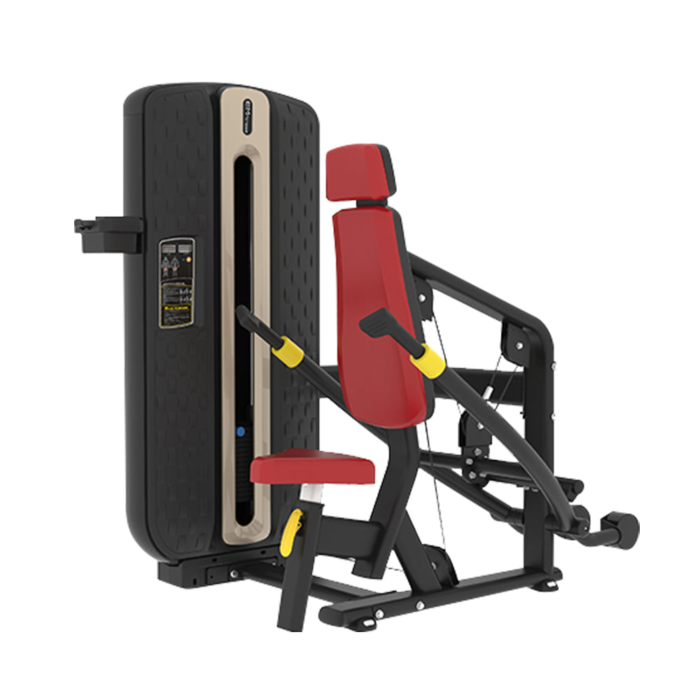 JMQ FITNESS MZM-007 80KG Weight Stacks Triceps Training Machine Home Gym Train Equipment Machine - Black&Red