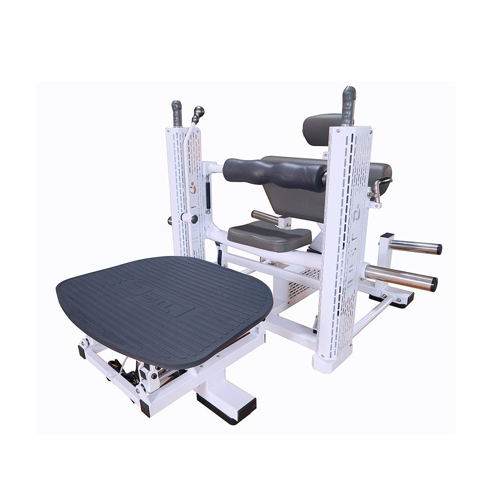 JMQ FITNESS F06 Hip Thrust Machine Fitness Equipment Gym Home Machine - White&Black