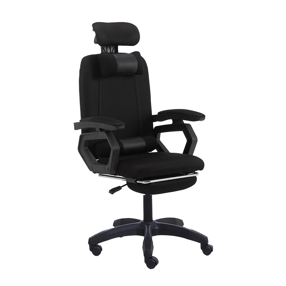 MASON TAYLOR Executive Office Computer Mesh Work Chair with Fan High Back Black