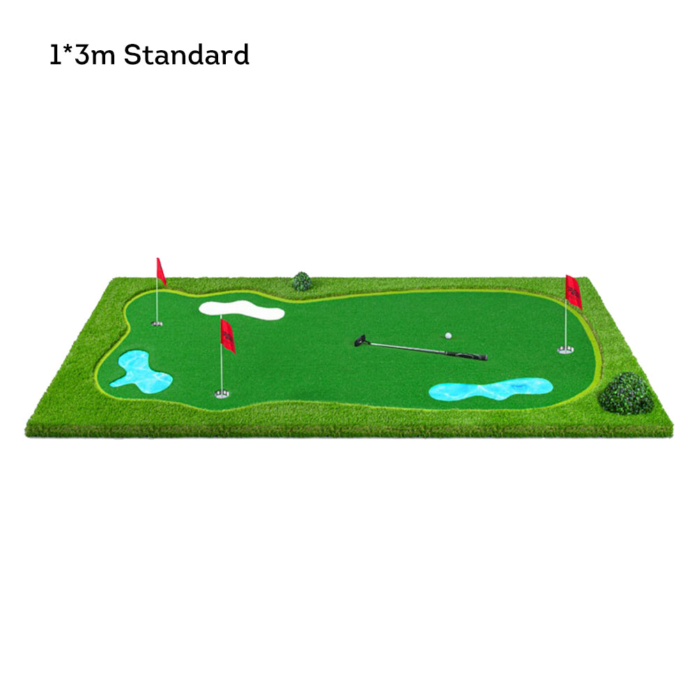 BALLSTRIKE Practice Golf Putting Green Indoor/Outdoor - Green