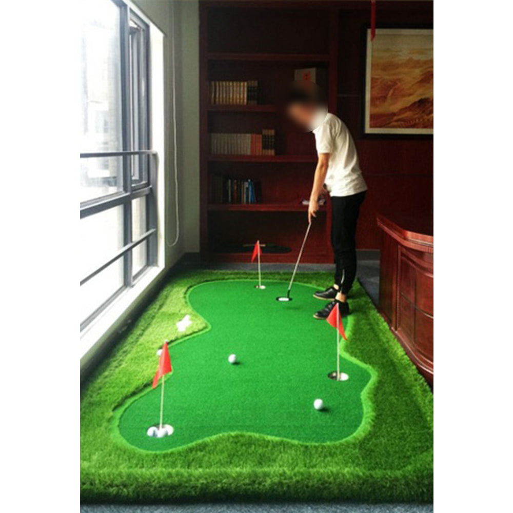 BALLSTRIKE Practice Golf Putting Green Indoor/Outdoor - Green