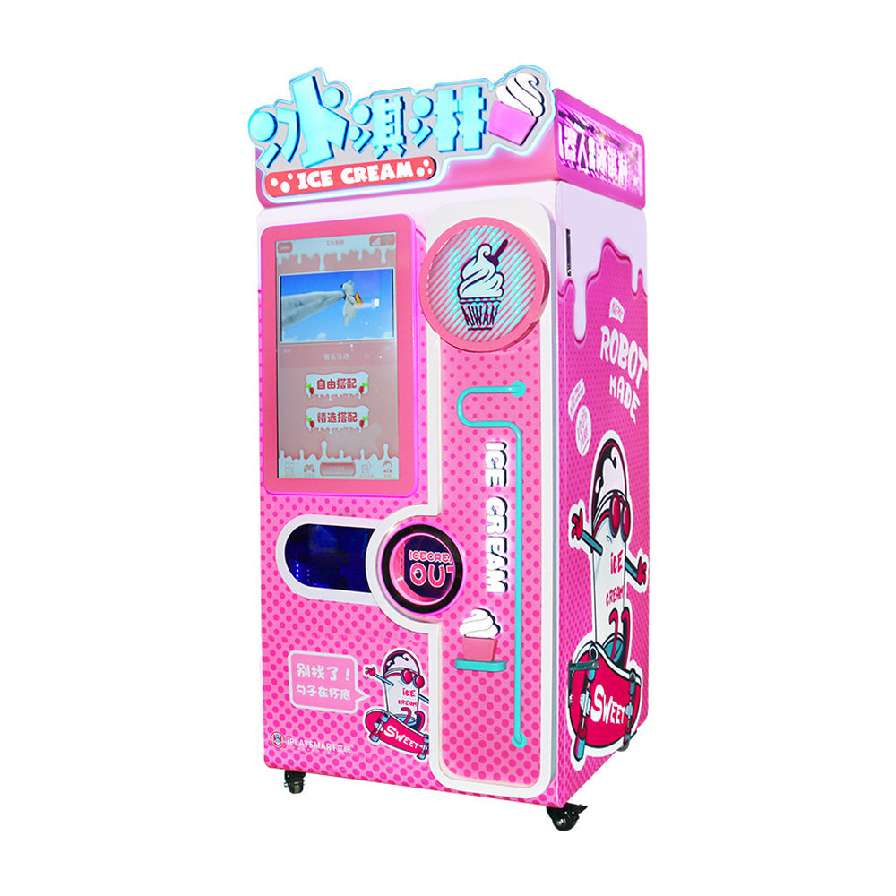 Wonder Vend AWZN039 Electronic Ice Cream Machine Vending Machines - Pink