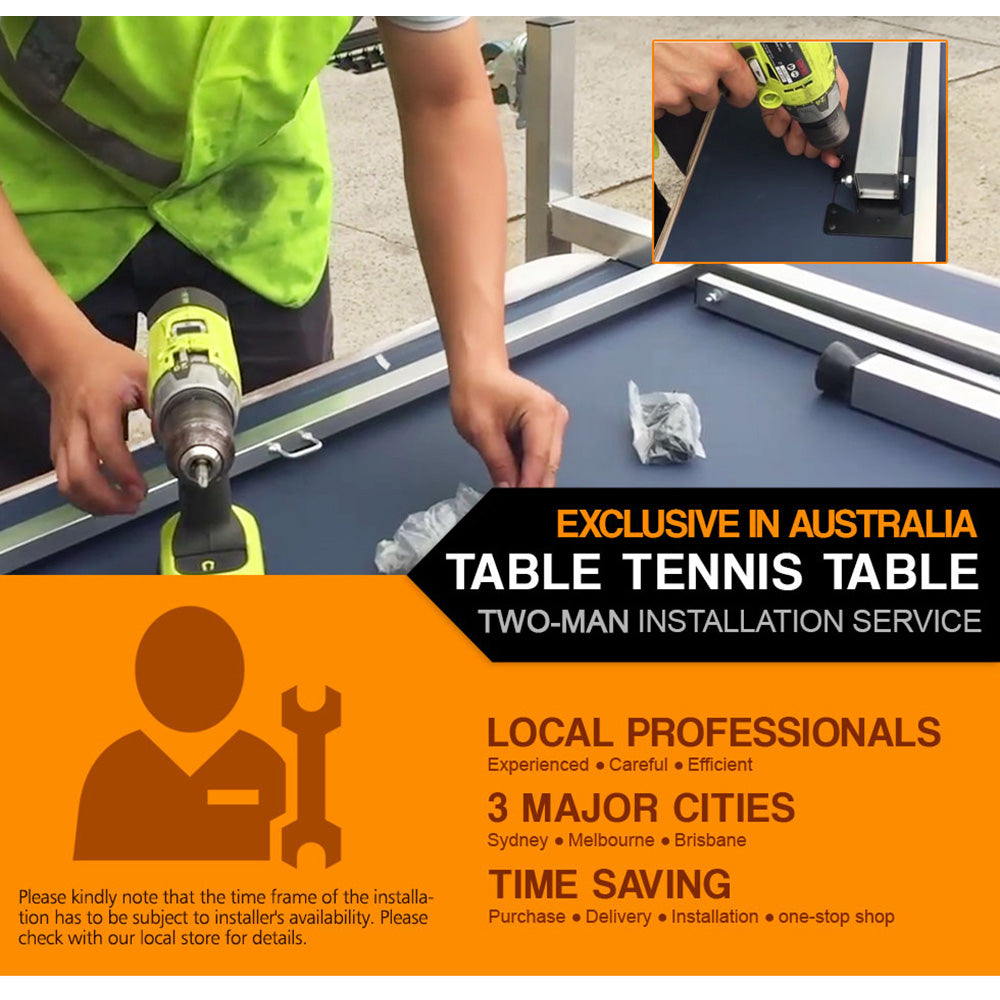 Two-Man Installation Service For Table Tennis Table