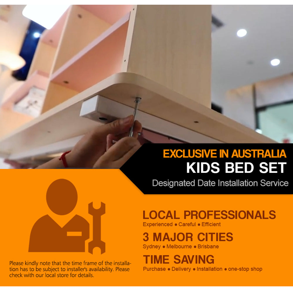 Designated Date Installation Service For Kids Bed Set