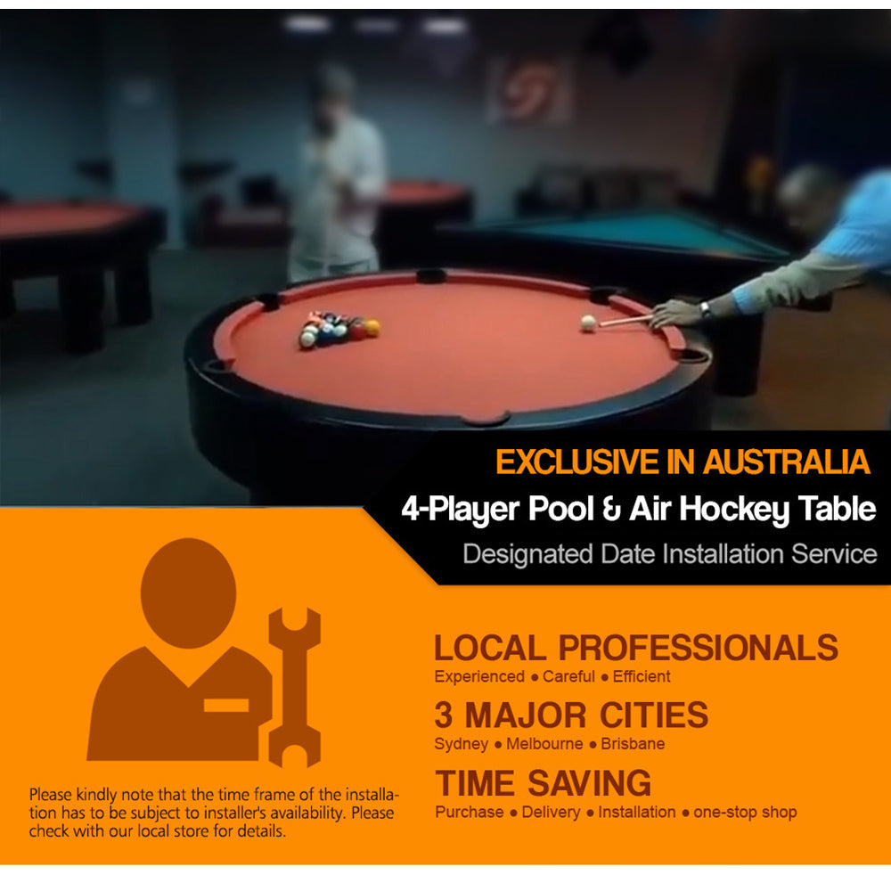 Designated Date Installation Service For 4-Player Pool & Air Hockey Table