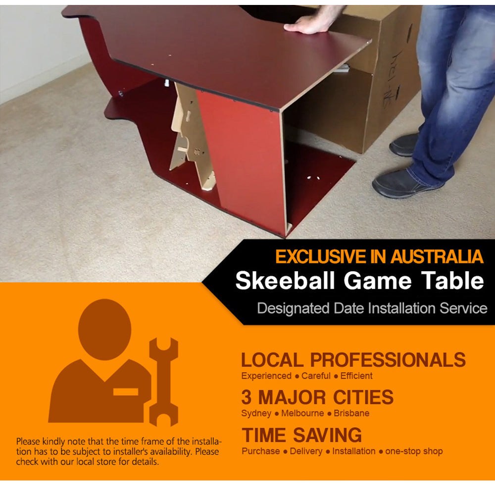 Designated Date Installation Service For Skeeball Game Table