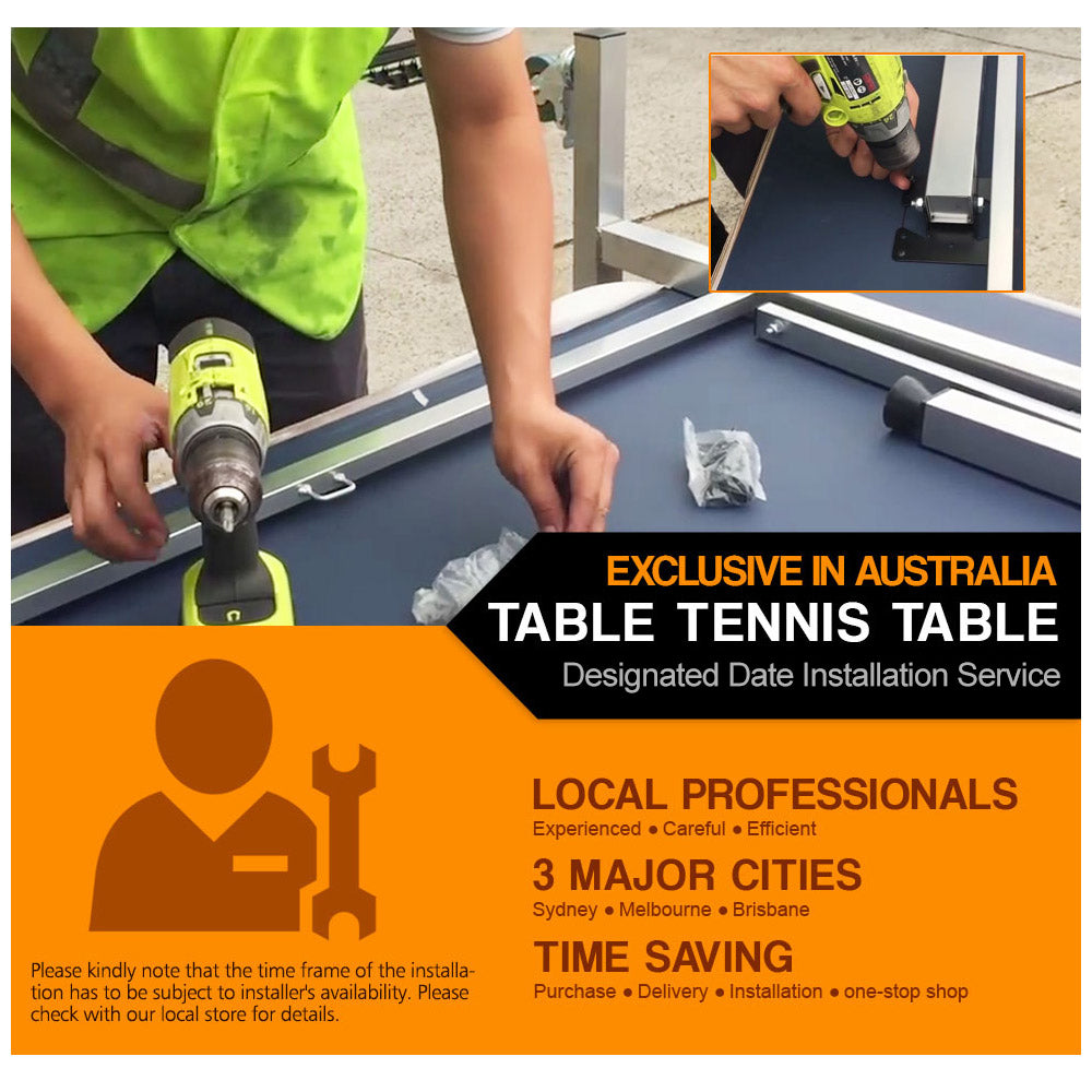 Designated Date Installation Service For Table Tennis Table