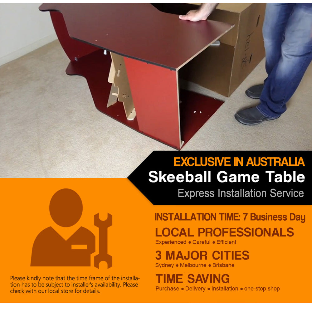 Express Installation Service For Skeeball Game Table