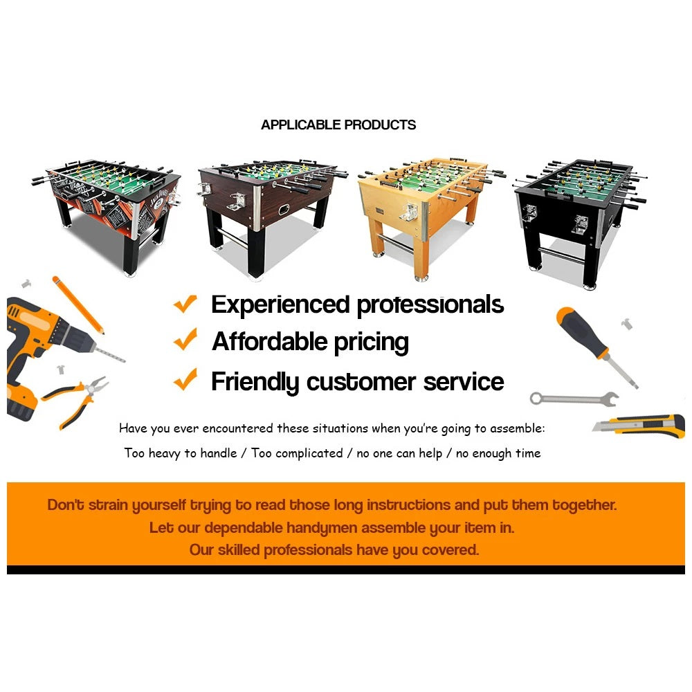 Express Installation Service For 5FT Soccer Table