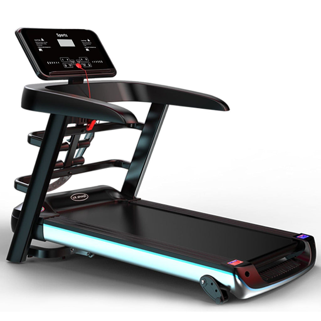 JMQ A6X PLUS Electric Treadmill Extended Running Belt Bluetooth 3-level Incline