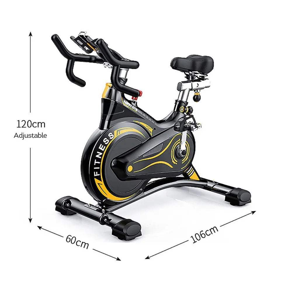 JMQ Fitness S500 Professional Indoor Cycling Spin Bike with Pulse Sensors Exercise Spinning Bikes JMQ FITNESS