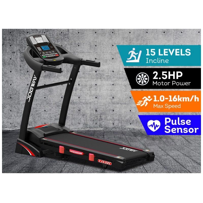 JOGWAY TJ532C 2.5HP Electric Treadmill Foldable Auto Incline Home Gym Exercise Machine