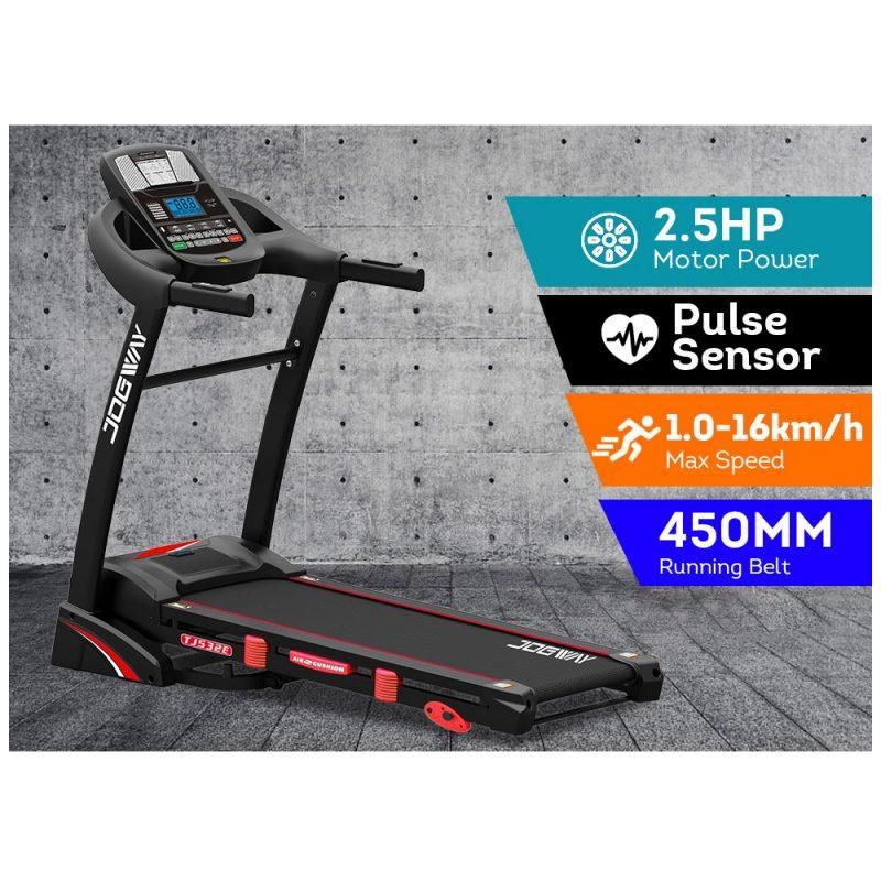 JOGWAY TJ532E 2.5HP Electric Treadmill Foldable Manual Incline Home Gym Exercise Machine