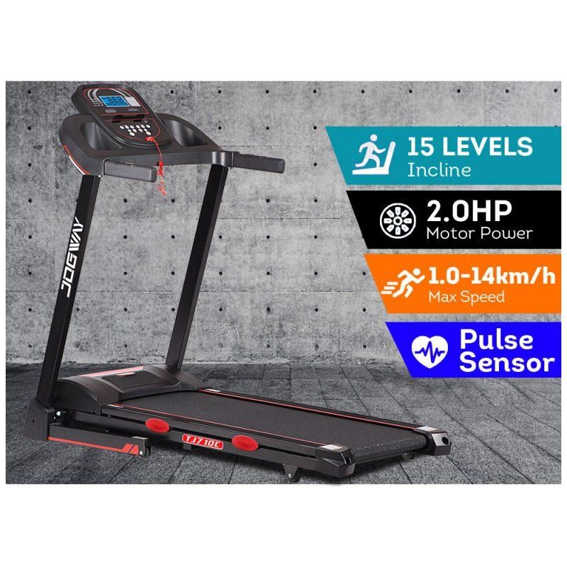 JOGWAY TJ710C 2.0HP Electric Treadmill Foldable Auto Incline Home Gym Exercise Machine