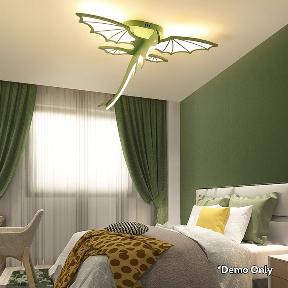 MASON TAYLOR Dinosaur Light Children's Room Lighting - Green