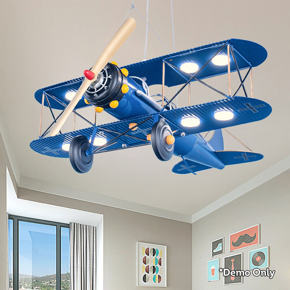 MASON TAYLOR Creative Aircraft-Shaped LED Light Height Adjustable