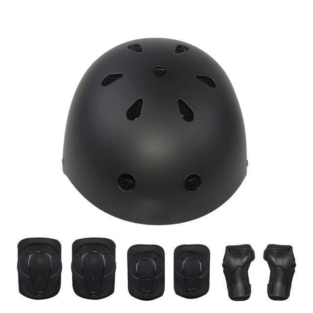 Children's Scooter Balance Vehicle 7 Pieces Roller Helmet Protection set