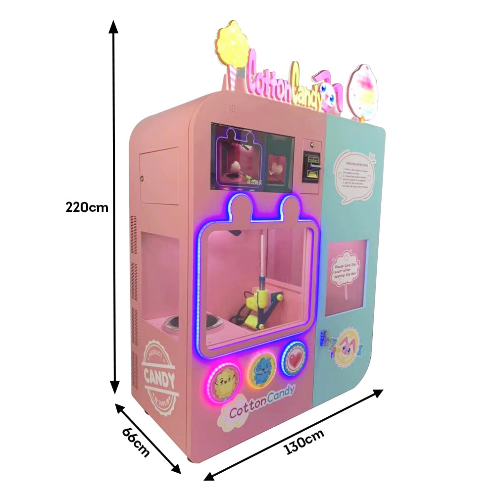 WONDER VEND CT503 Marshmallow Machine Vending Machines - Pink&Blue