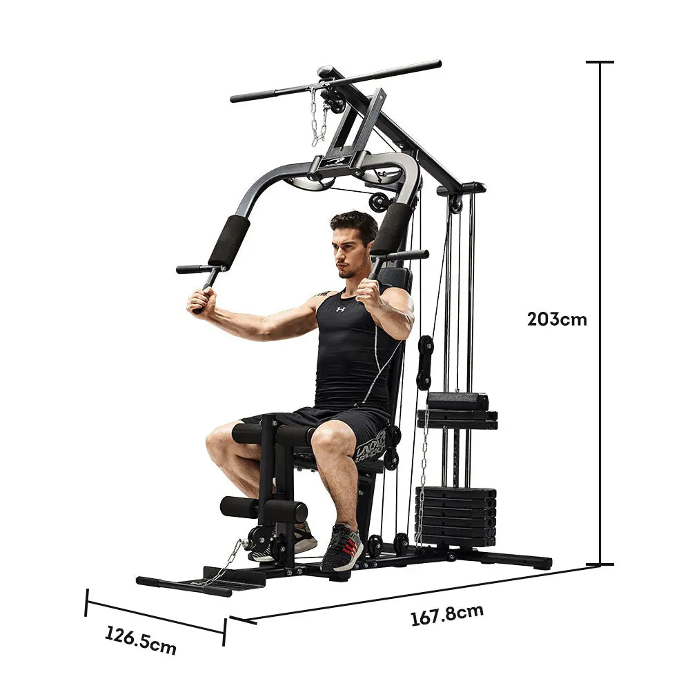 Meridian M1 Home Gym Multi-function Exercise Fitness Equipment Machine with 50kgs Weight Plates JMQ FITNESS