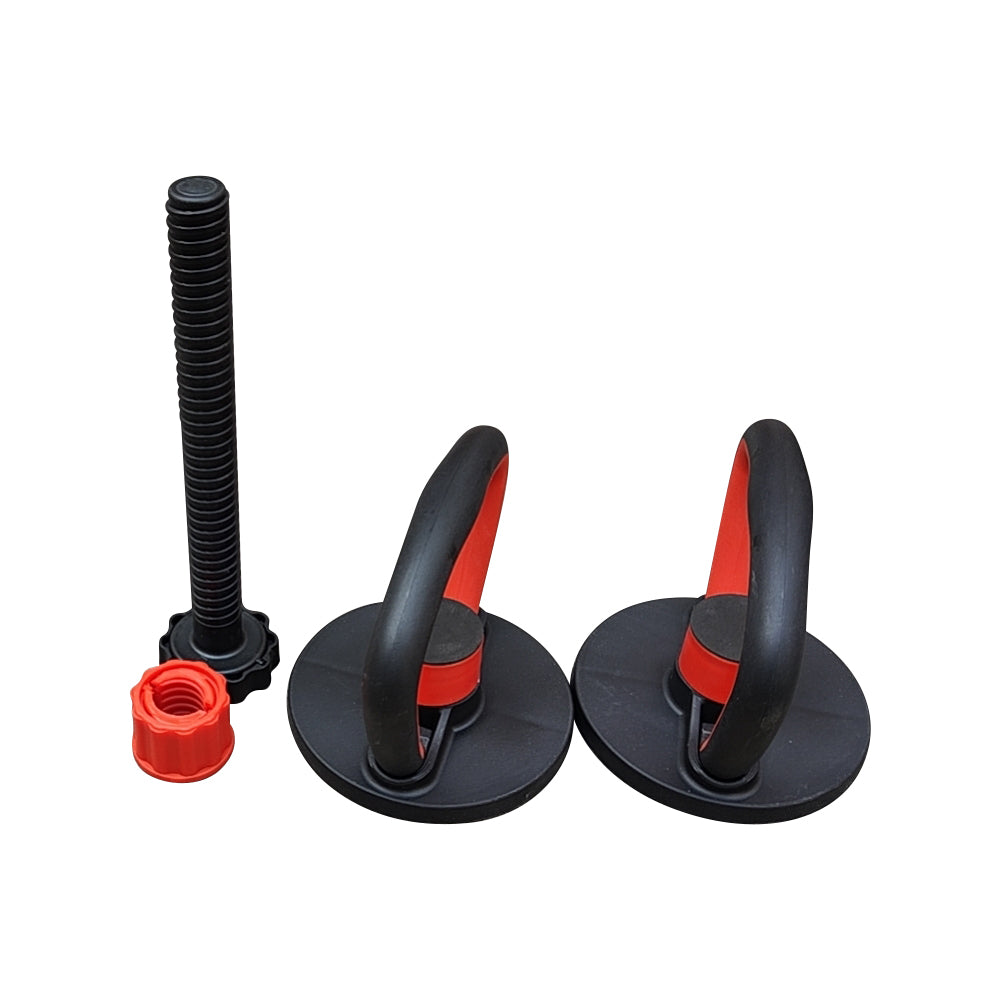 JMQ FITNESS 1 Set  Adjustable Kettlebell Handle- Black&Red