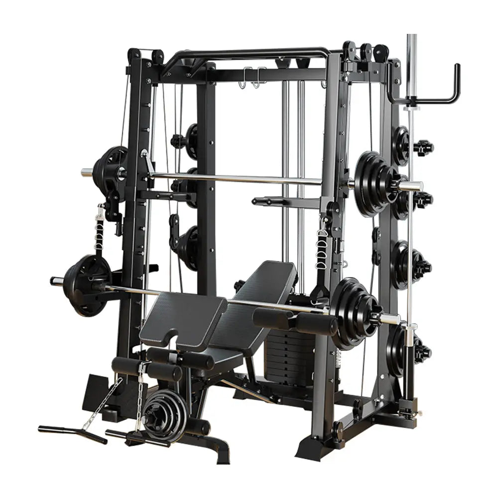 Meridian X6 Home Gym Multi-function Power Rack Squat Cage Weight Train Equipment Smith Machine