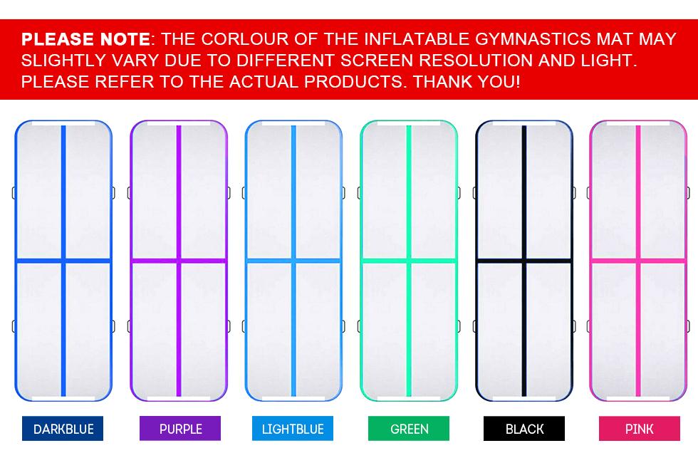 PRE-SALE WITH 5% Discount 3M Inflatable Gymnastics Mat Air Track Tumbling Yoga Training W/ Electric Pump Dispatch from 23/11/2021 JMQ FITNESS
