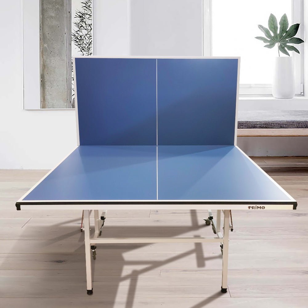 Primo Indoor Optimal 19 Table Tennis Ping Pong Table with Accessories Package