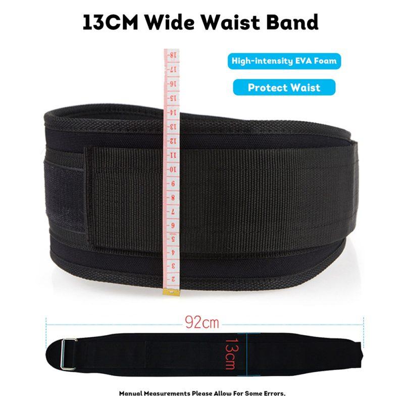 Pro Fitness Sweat Waist Band Protecting Waist Back Support Home