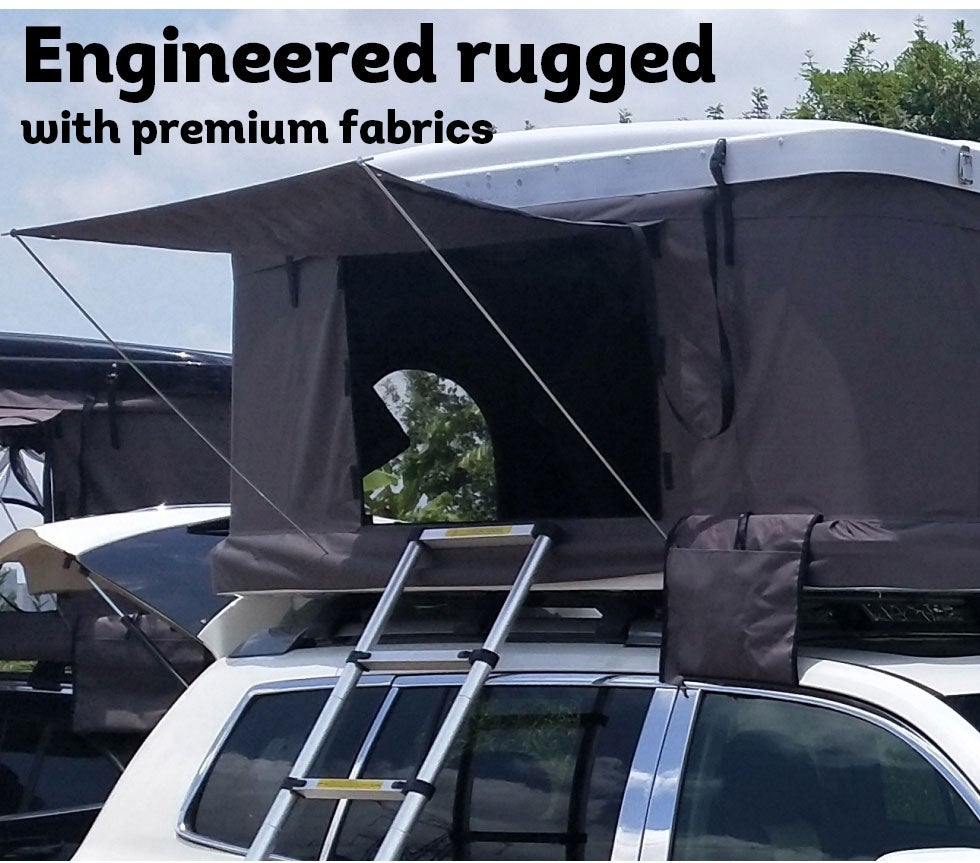 Outdoor Hard Shell Rooftop Tent / Roof Top with Mattress