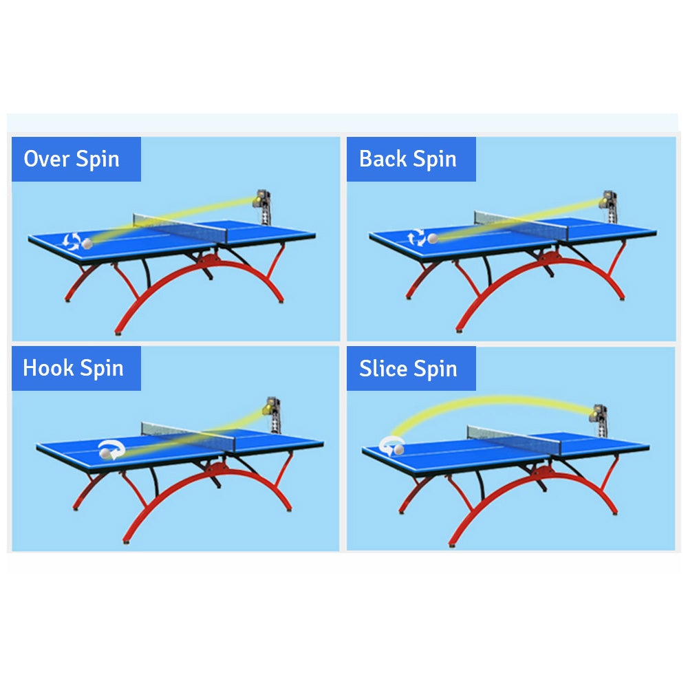 HUI PANG S8 Expert Table Tennis Trainer Ping Pong Robot Spin Ball Training