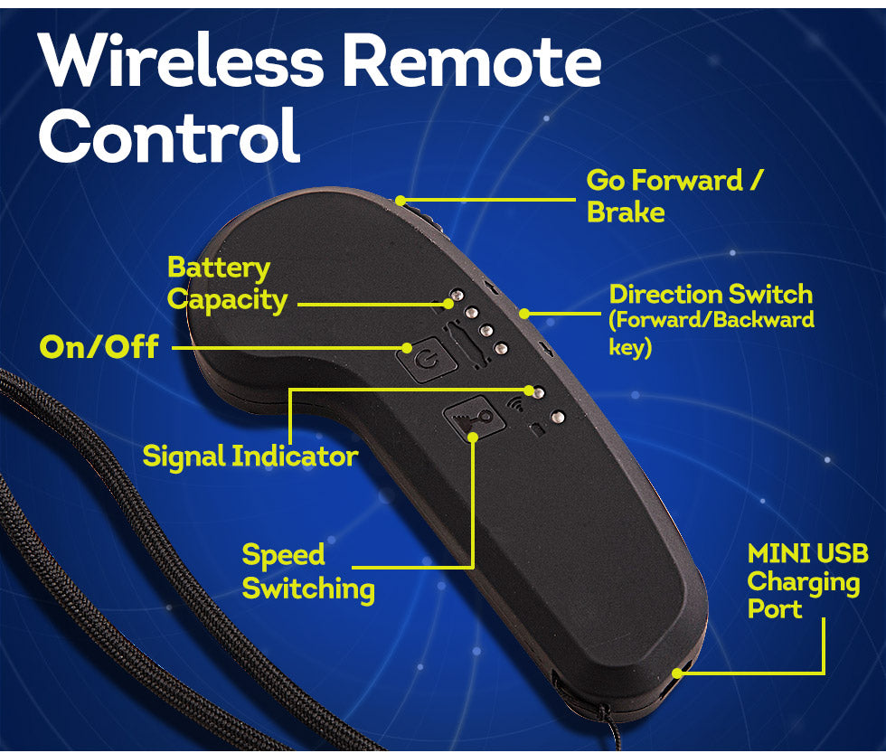 S4-4 Electric Skateboard Wireless Longboard Deck with Remote Control