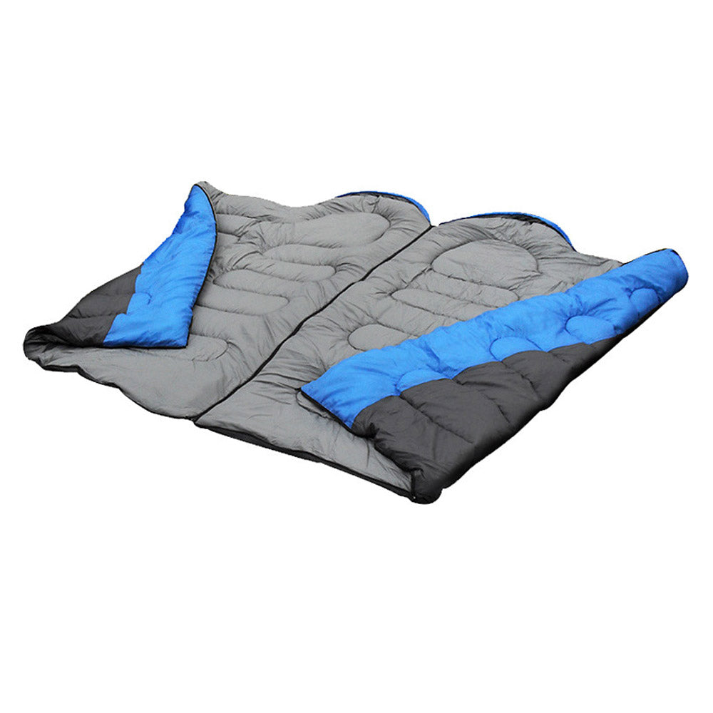 HY005 2 x Adventure Camping Sleeping Bag Premium Hiking Outdoor Travel 750mm Wide