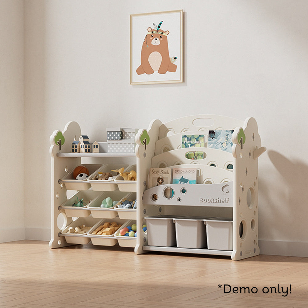 MASON TAYLOR Multifunctional Toy Storage Rack Bookshelf