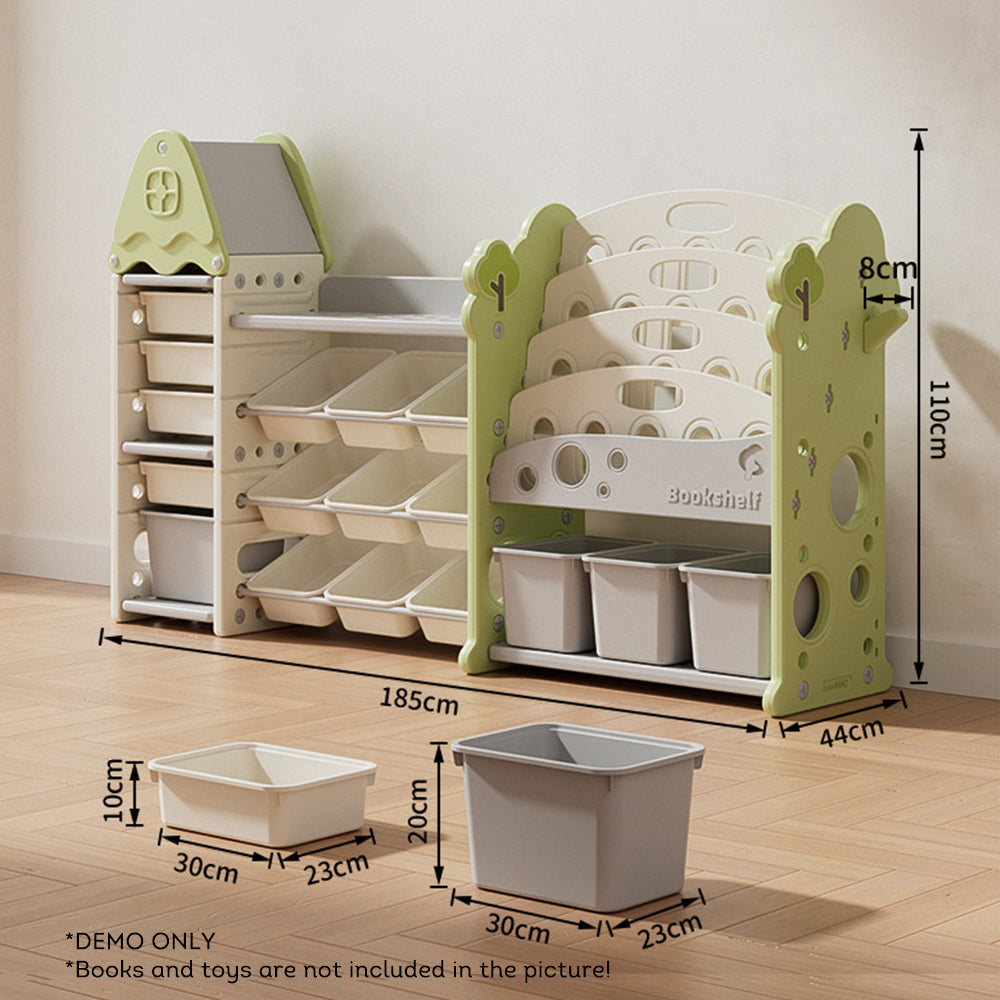 MASON TAYLOR Multifunctional Toy Storage Rack Bookshelf