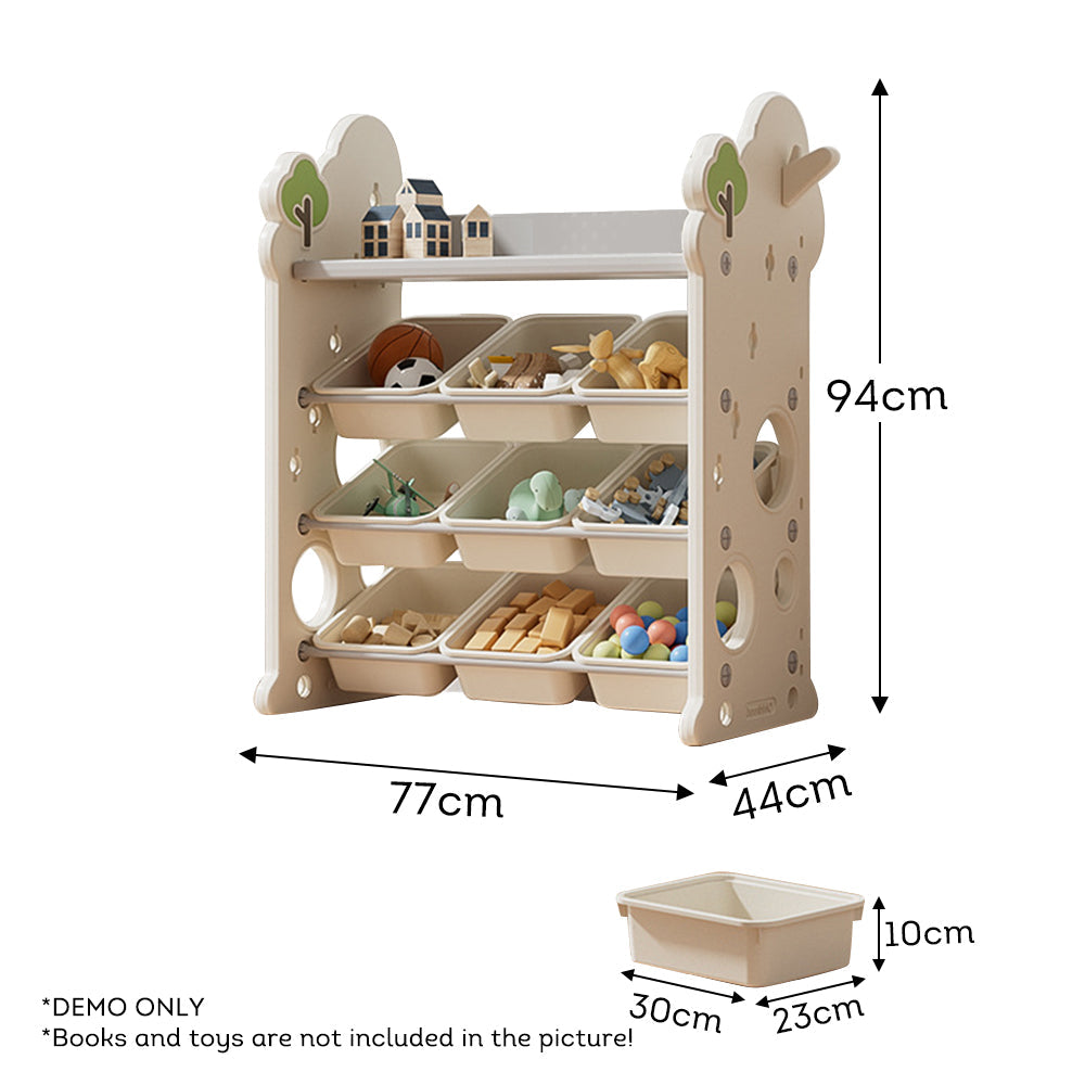 MASON TAYLOR Multifunctional Toy Storage Rack Bookshelf