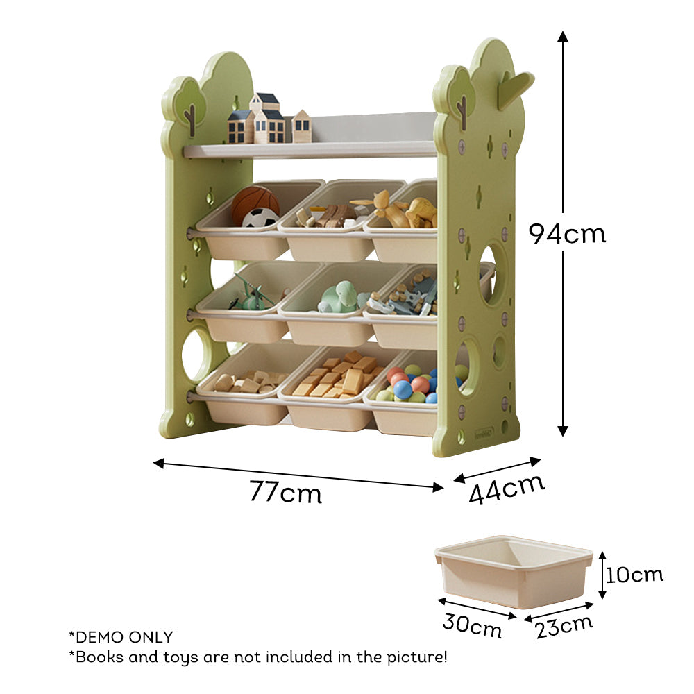 MASON TAYLOR Multifunctional Toy Storage Rack Bookshelf