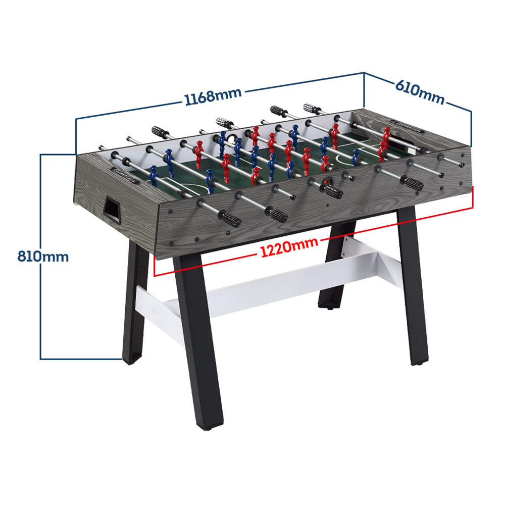 MACE 4FT Foosball Soccer Table Football Game Home Party Gift-Dark Wood