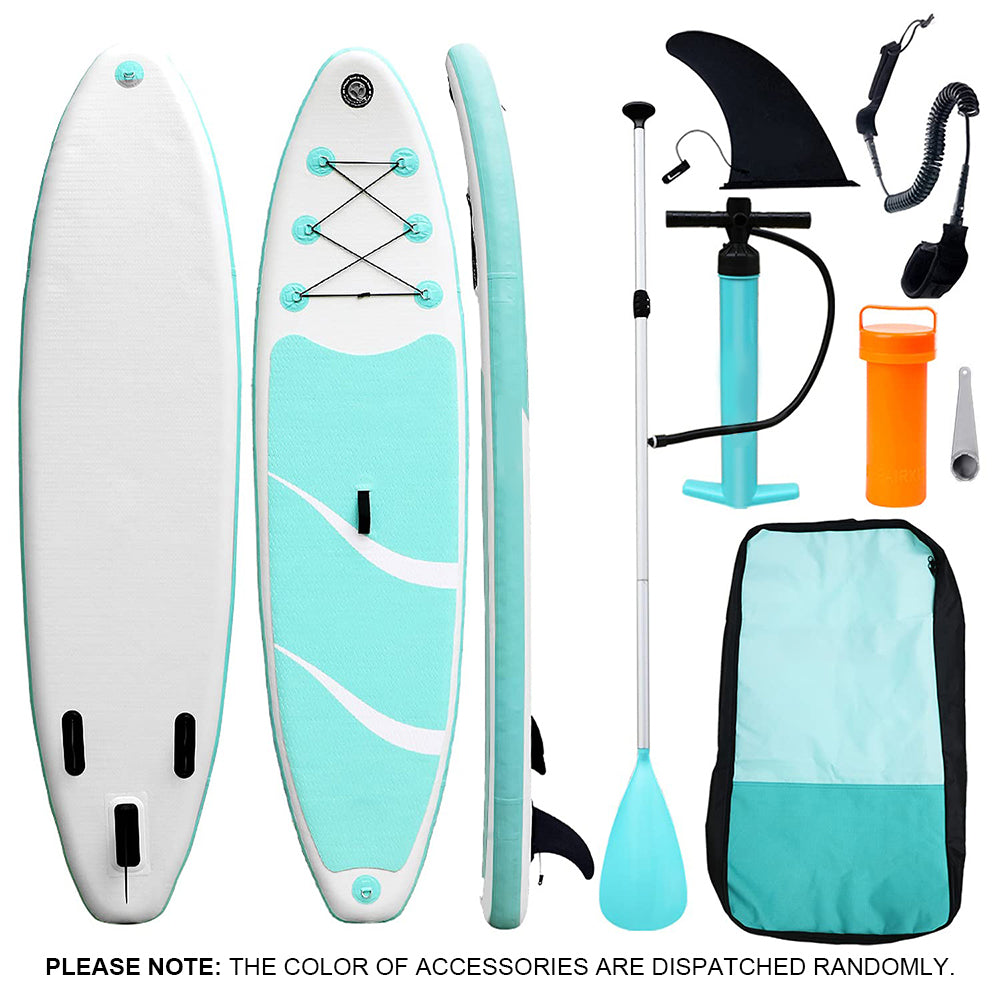300x76x15CM Stand Up Paddle SUP Inflatable Surfboard Paddleboard W/ Accessories & Backpack