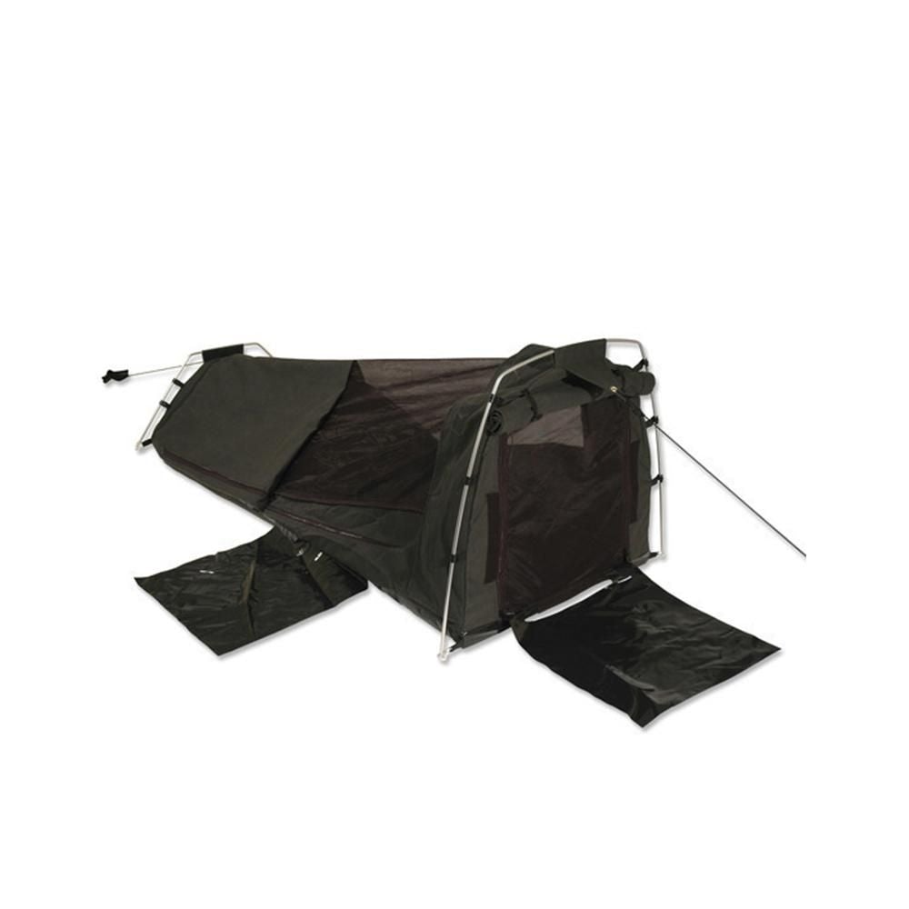 Single Swag Camping Swags Waterproof Canvas Biker Tent Hiking Mattress Black Mason Taylor