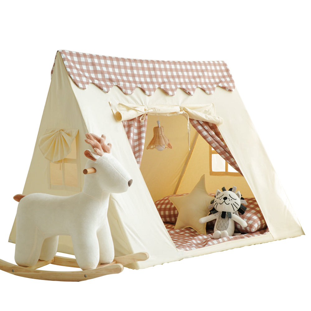 MASON TAYLOR Indoor Play Tent W/ Ground Mat For Kids