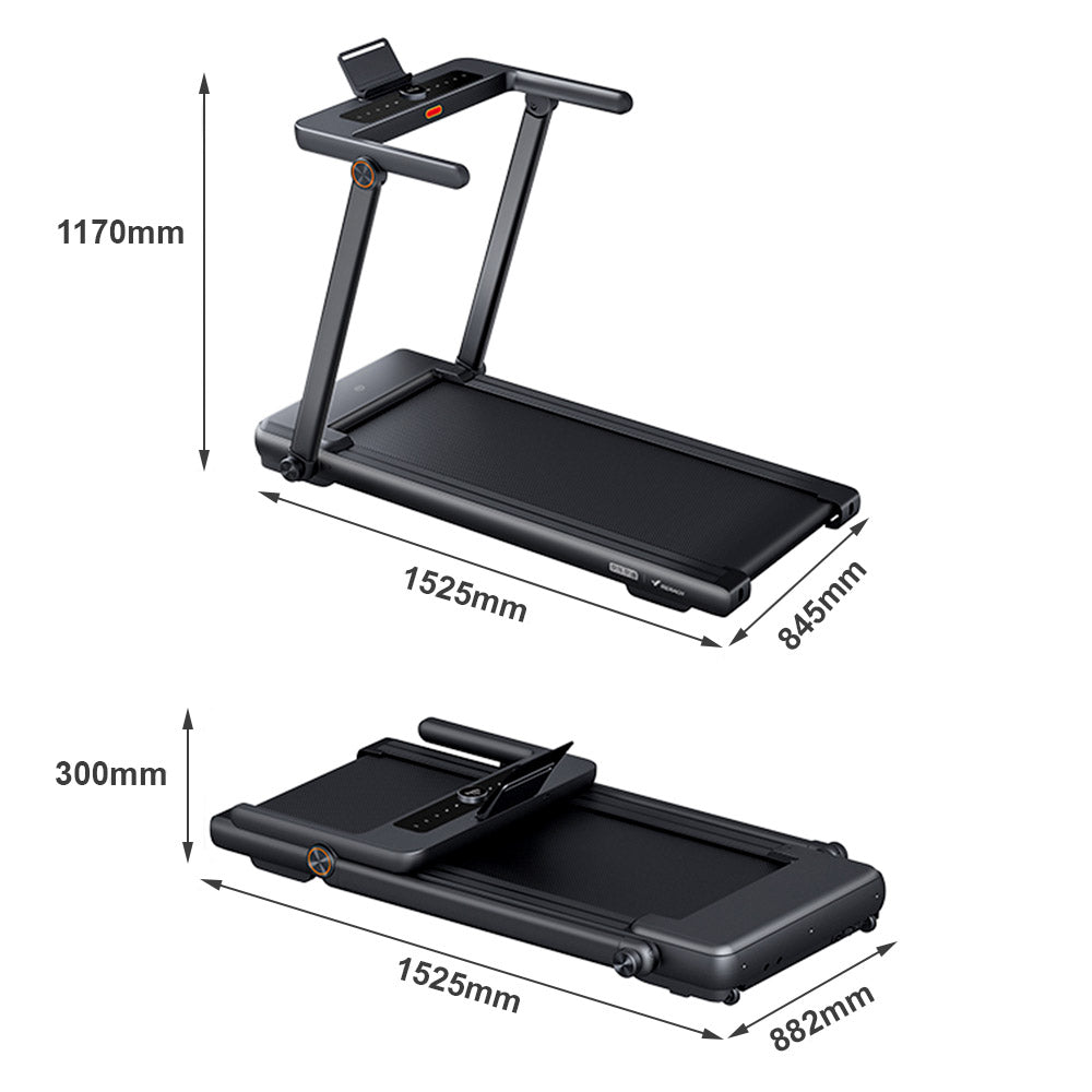 MERACH T03 2.0HP Foldable Electric Treadmill Home Gym Train - Black