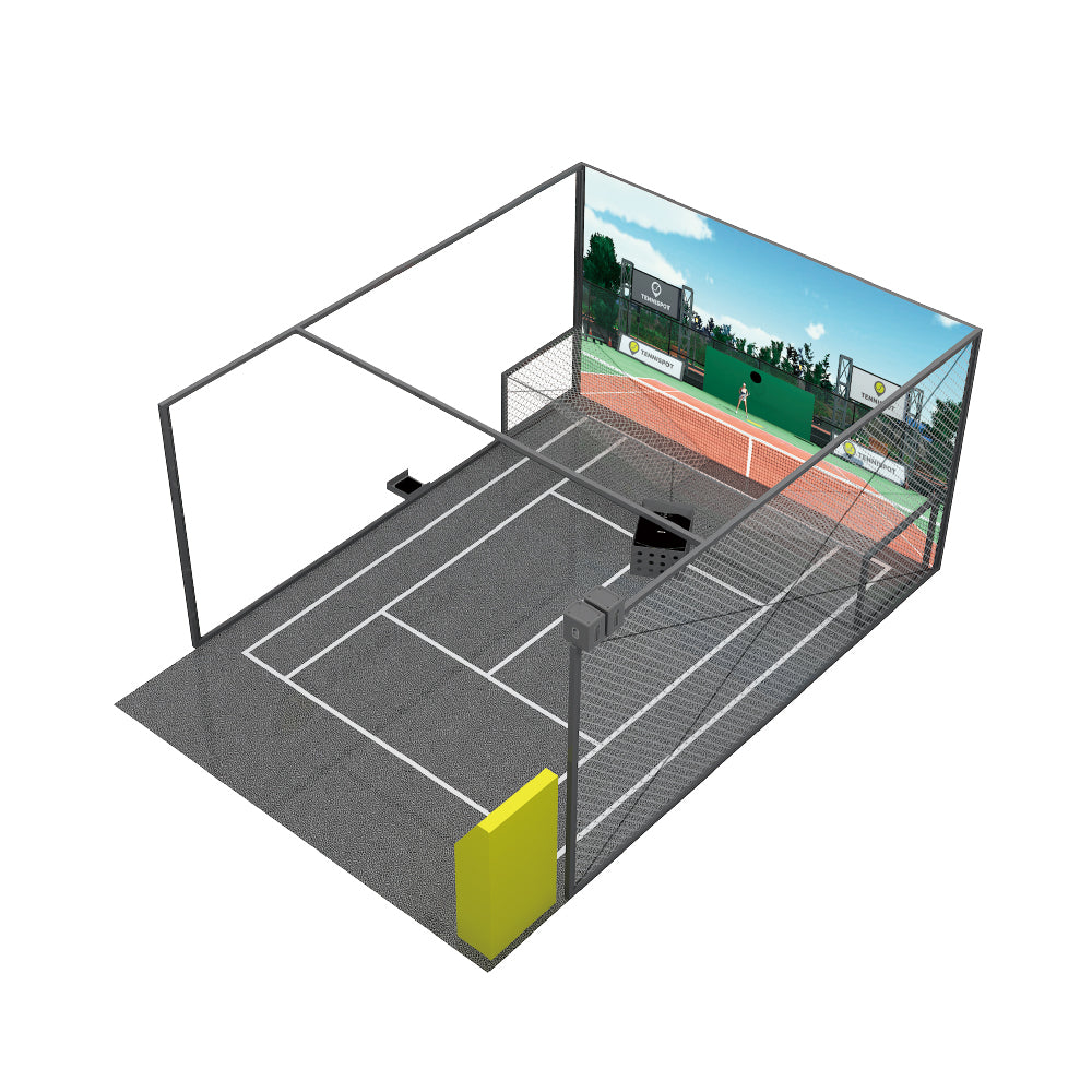 BALLSTRIKE 9x5x3M Smart Multifunctional Tennis Simulator Various Courts
