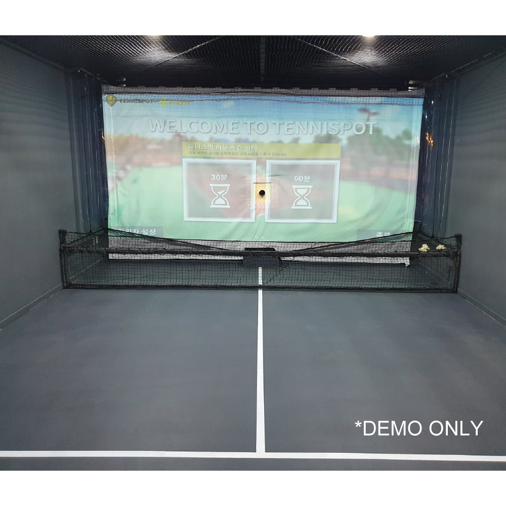 BALLSTRIKE 9x5x3M Smart Multifunctional Tennis Simulator Various Courts