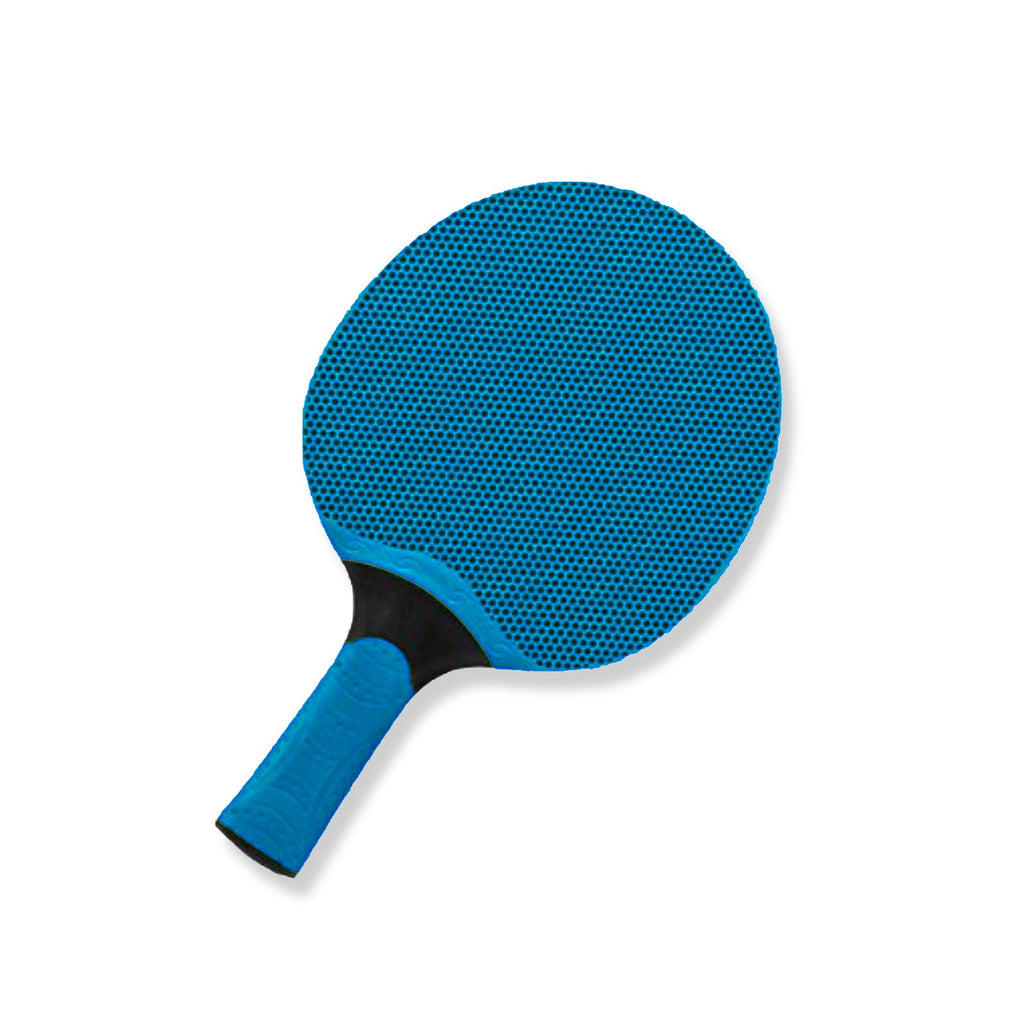 1 Piece All-Rubber Table Tennis Ping Pong Racket - Green/Blue/Black